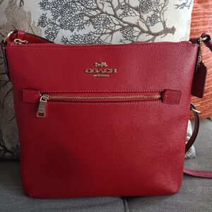 Coach Horse & Carriage Pebble Leather Crossbody NWOT